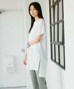 L size ONWARD(大きいサイズ) / エルサイズオンワード カットソー | 【マガジン掲載】 Breeze ロング カットソー（番号CH38）