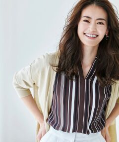 L size ONWARD(大きいサイズ) / エルサイズオンワード カットソー | 【洗える】 Pinion ショートカーディガン