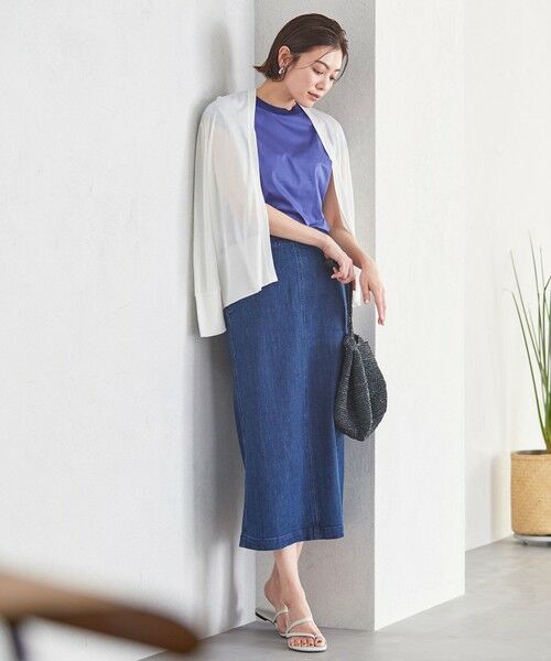 L size ONWARD(大きいサイズ) / エルサイズオンワード カットソー | 【洗える】 Pinion ショートカーディガン | 詳細1