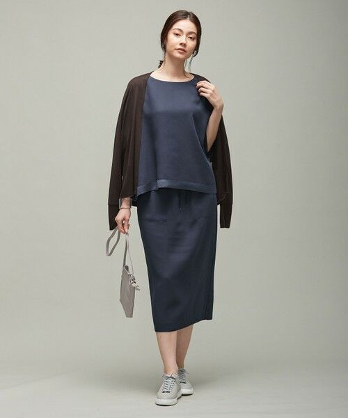 L size ONWARD(大きいサイズ) / エルサイズオンワード カットソー | 【洗える】 Pinion ショートカーディガン | 詳細8