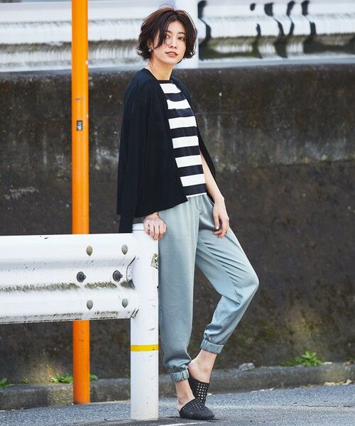 L size ONWARD(大きいサイズ) / エルサイズオンワード カットソー | 【洗える】 Pinion ショートカーディガン | 詳細10