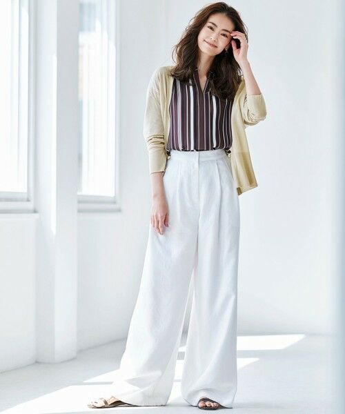 L size ONWARD(大きいサイズ) / エルサイズオンワード カットソー | 【洗える】 Pinion ショートカーディガン | 詳細12