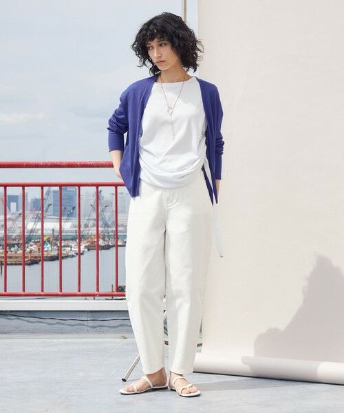 L size ONWARD(大きいサイズ) / エルサイズオンワード カットソー | 【洗える】 Pinion ショートカーディガン | 詳細20