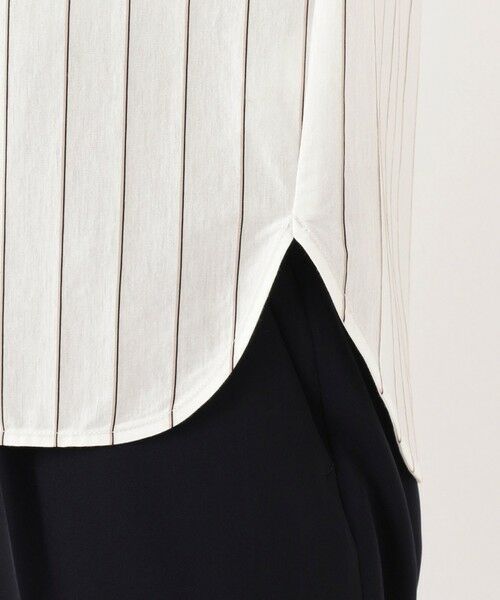 L size ONWARD(大きいサイズ) / エルサイズオンワード カットソー | 【イージーケア】スビンギザストライプ カットソー | 詳細8