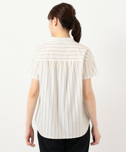 L size ONWARD(大きいサイズ) / エルサイズオンワード カットソー | 【イージーケア】スビンギザストライプ カットソー | 詳細4