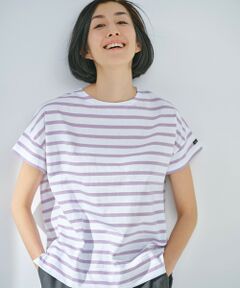 【WEB限定カラー有】Le Minor(ルミノア) ボーダーカットソー