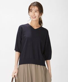 L size ONWARD(大きいサイズ) / エルサイズオンワード ニット・セーター | 【洗える】PRINCESS Vネック ニット