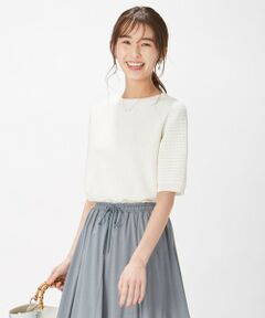 L size ONWARD(大きいサイズ) / エルサイズオンワード ニット・セーター | 【洗える】リノナチュール ボートネック ニット