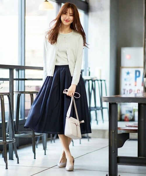 L size ONWARD(大きいサイズ) / エルサイズオンワード カーディガン・ボレロ | 【洗える】ラインポイント カーディガン | 詳細5