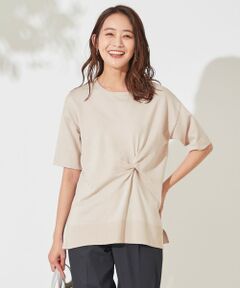 L size ONWARD(大きいサイズ) / エルサイズオンワード ニット・セーター | 【洗える】ツイストポイントチュニック ニット