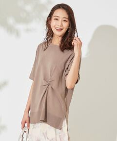 L size ONWARD(大きいサイズ) / エルサイズオンワード ニット・セーター | 【洗える】ツイストポイントチュニック ニット