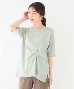 L size ONWARD(大きいサイズ) / エルサイズオンワード ニット・セーター | 【洗える】ツイストポイントチュニック ニット