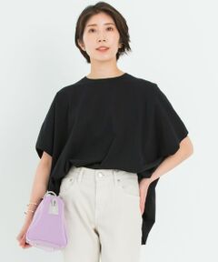 ハイブリットコットン デザイン ニット TEE