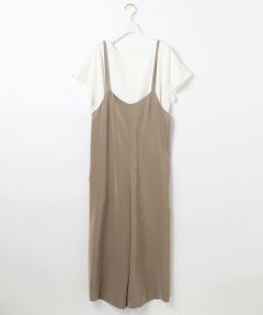 L size ONWARD(大きいサイズ) / エルサイズオンワード サロペット・オールインワン | 【2SET】リラクシーサロペ セット