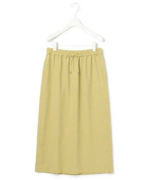 L size ONWARD(大きいサイズ) / エルサイズオンワード ミニ・ひざ丈スカート | 【マガジン掲載】 Fluid Back Satin ドロスト スカート(番号CK32) | 詳細4