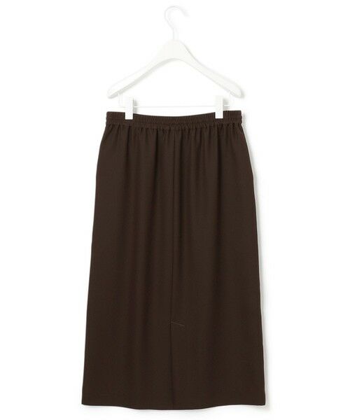 L size ONWARD(大きいサイズ) / エルサイズオンワード ミニ・ひざ丈スカート | 【マガジン掲載】 Fluid Back Satin ドロスト スカート(番号CK32) | 詳細14