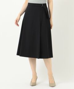 L size ONWARD(大きいサイズ) / エルサイズオンワード ミニ・ひざ丈スカート | 【洗える】ドライタッチツイルストレッチ スカート