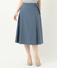 L size ONWARD(大きいサイズ) / エルサイズオンワード ミニ・ひざ丈スカート | 【洗える】ドライタッチツイルストレッチ スカート