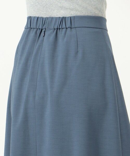 L size ONWARD(大きいサイズ) / エルサイズオンワード ミニ・ひざ丈スカート | 【洗える】ドライタッチツイルストレッチ スカート | 詳細6