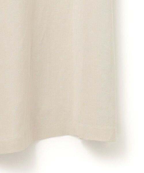 L size ONWARD(大きいサイズ) / エルサイズオンワード ミニ・ひざ丈スカート | リネンビスコースツイル フレアスカート | 詳細12