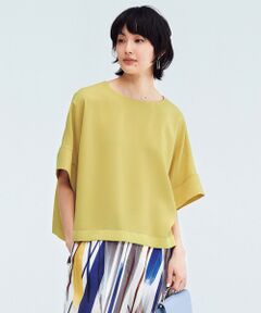 L size ONWARD(大きいサイズ) / エルサイズオンワード シャツ・ブラウス | 【マガジン掲載】Fluid Back Satin ブラウス（番号CK22）