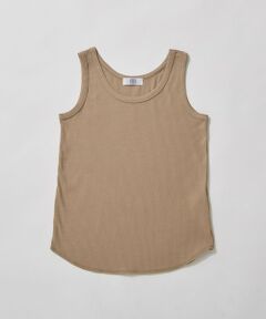 L size ONWARD(大きいサイズ) / エルサイズオンワード タンクトップ | スーピマテレコ リブ タンクトップ