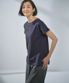 L size ONWARD(大きいサイズ) / エルサイズオンワード カットソー | 【Sサイズ有】サッカーストライプ バックデザイン プルオーバー カットソー