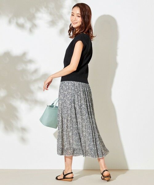 L size ONWARD(大きいサイズ) / エルサイズオンワード ニット・セーター | 【洗える】シャイニーリブ ニット | 詳細2