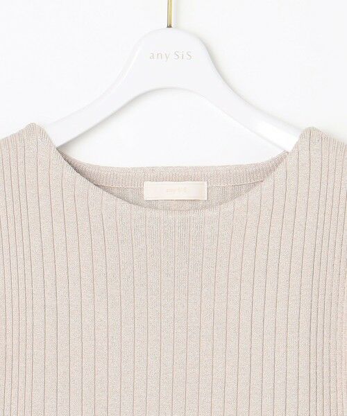 L size ONWARD(大きいサイズ) / エルサイズオンワード ニット・セーター | 【洗える】シャイニーリブ ニット | 詳細8