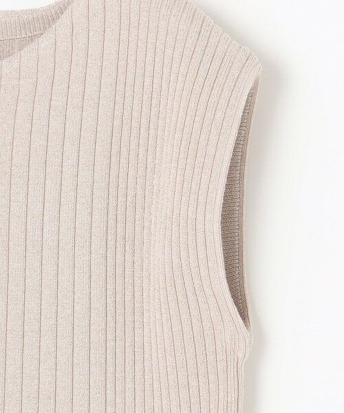 L size ONWARD(大きいサイズ) / エルサイズオンワード ニット・セーター | 【洗える】シャイニーリブ ニット | 詳細9