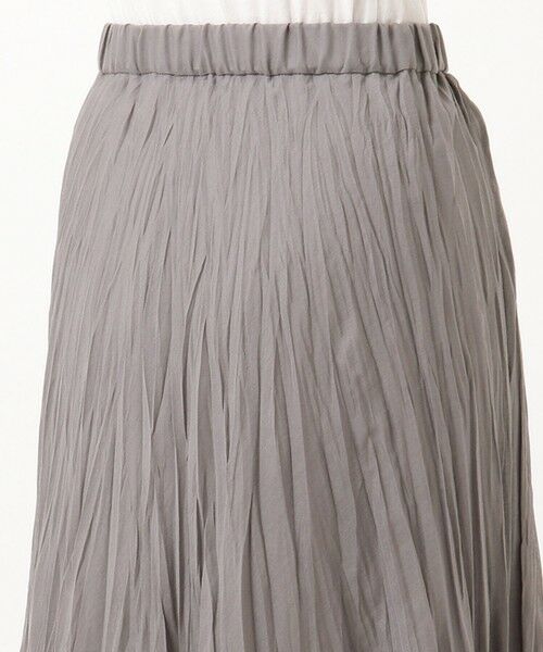 L size ONWARD(大きいサイズ) / エルサイズオンワード ミニ・ひざ丈スカート | 【洗える】ブライトスパンボイル スカート | 詳細8