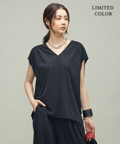 L size ONWARD(大きいサイズ) / エルサイズオンワード シャツ・ブラウス | 【洗える】Bunch Vネック ブラウス