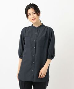 L size ONWARD(大きいサイズ) / エルサイズオンワード シャツ・ブラウス | 【イージーケア・洗える】ポリエステル シャドードビー ブラウス