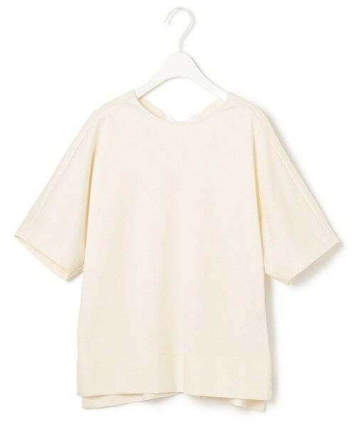 L size ONWARD(大きいサイズ) / エルサイズオンワード カットソー | 【洗える】 Plating天竺 バックデザイン カットソー | 詳細3