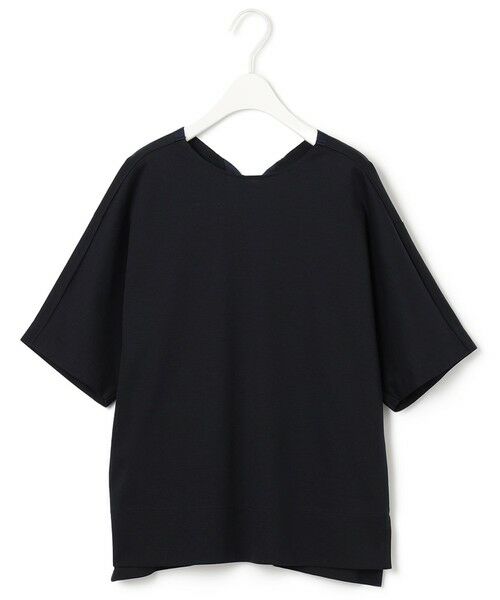 L size ONWARD(大きいサイズ) / エルサイズオンワード カットソー | 【洗える】 Plating天竺 バックデザイン カットソー | 詳細9