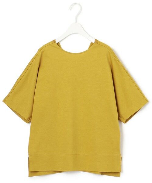 L size ONWARD(大きいサイズ) / エルサイズオンワード カットソー | 【洗える】 Plating天竺 バックデザイン カットソー | 詳細11