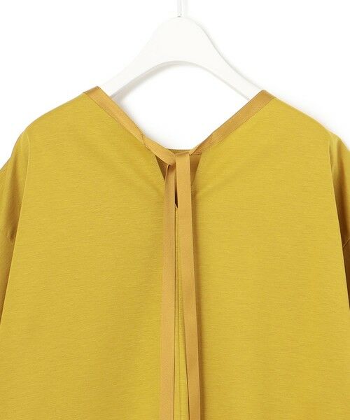 L size ONWARD(大きいサイズ) / エルサイズオンワード カットソー | 【洗える】 Plating天竺 バックデザイン カットソー | 詳細16