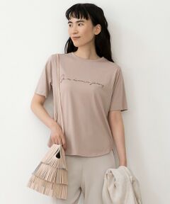 L size ONWARD(大きいサイズ) / エルサイズオンワード カットソー | 【NAIL HOLICコラボ】ロゴ Tシャツ