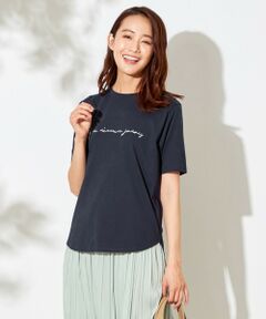 L size ONWARD(大きいサイズ) / エルサイズオンワード カットソー | 【NAIL HOLICコラボ】ロゴ Tシャツ