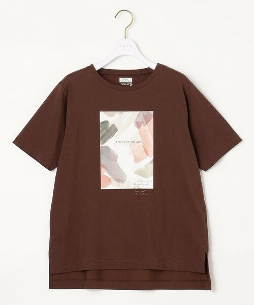 L size ONWARD(大きいサイズ) / エルサイズオンワード カットソー | 【NAIL HOLICコラボ】プリント Tシャツ | 詳細9