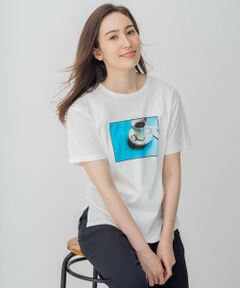 L size ONWARD(大きいサイズ) / エルサイズオンワード カットソー | 旅するフォト Tシャツ
