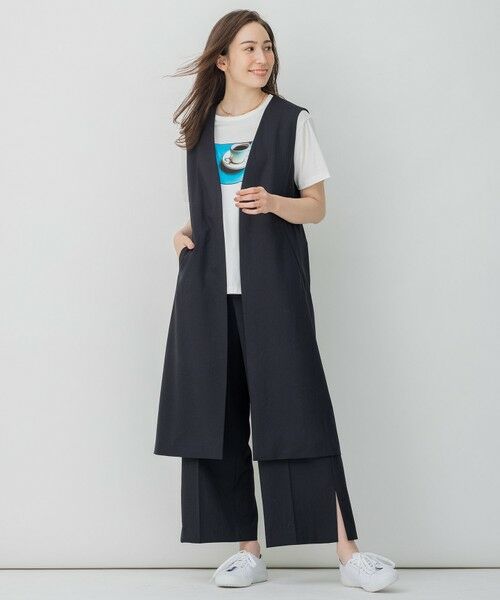 L size ONWARD(大きいサイズ) / エルサイズオンワード カットソー | 旅するフォト Tシャツ | 詳細5