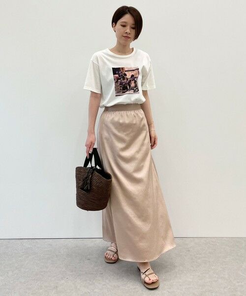 L size ONWARD(大きいサイズ) / エルサイズオンワード カットソー | 旅するフォト Tシャツ | 詳細16