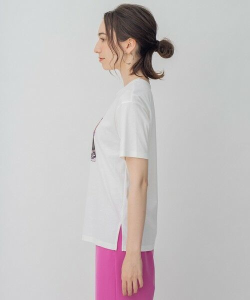 L size ONWARD(大きいサイズ) / エルサイズオンワード カットソー | 旅するフォト Tシャツ | 詳細18