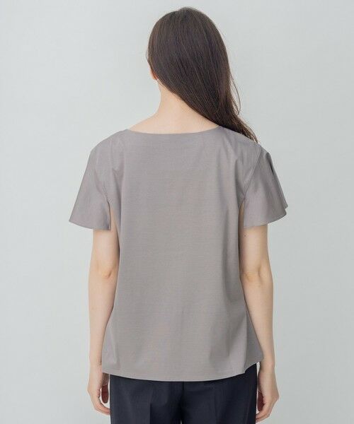 L size ONWARD(大きいサイズ) / エルサイズオンワード カットソー | 【新色登場】BIGフリルジャージー Tシャツ | 詳細10