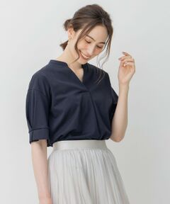 TRICOT JERSEY 5分丈 プルオーバーカットソー