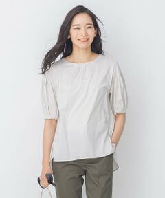 L size ONWARD(大きいサイズ) / エルサイズオンワード カットソー | 46G JERSEY ボリュームスリーブ 5分袖 カットソー
