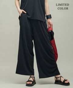 L size ONWARD(大きいサイズ) / エルサイズオンワード その他パンツ | 【洗える】Bunch イージー ワイドパンツ