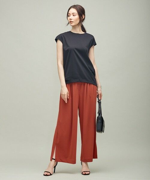 L size ONWARD(大きいサイズ) / エルサイズオンワード その他パンツ | 【洗える】Bunch イージー ワイドパンツ | 詳細13