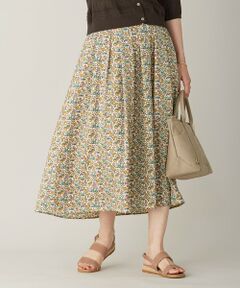 L size ONWARD(大きいサイズ) / エルサイズオンワード ミニ・ひざ丈スカート | 【洗える】Wild‐Blossoms.Mamie スカート